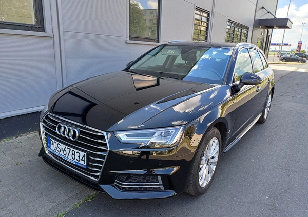 Audi A4 cena 109900 przebieg: 58000, rok produkcji 2019 z Gostyń małe 704